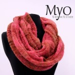 alpaca infinity scarf by Myo textile
