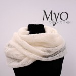 alpaga infinity scarf by Myo Textile